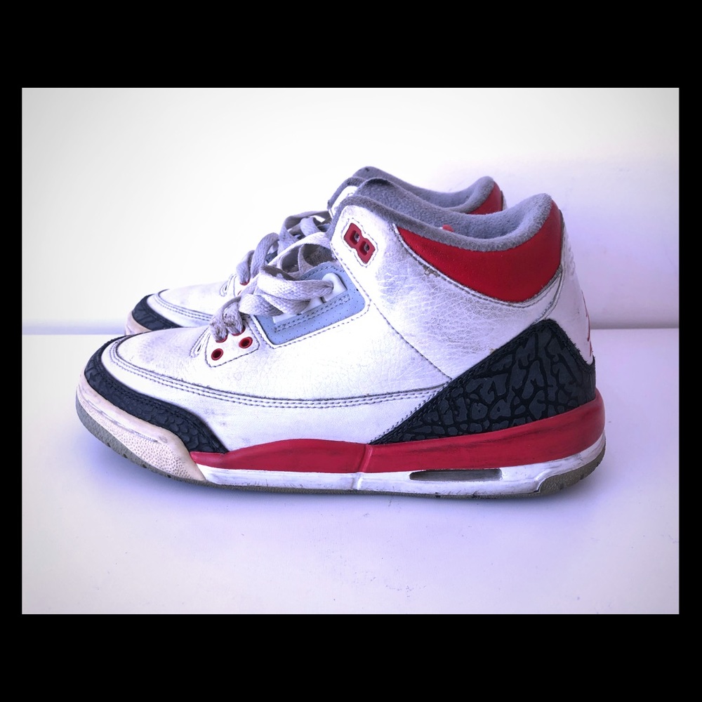 Nike Air Jordan 3 Retro Fire Red GS